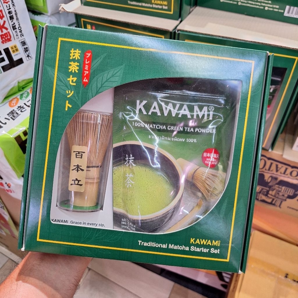 KAWAMI มัทฉะเซ็ทพร้อมแปรงชงชา