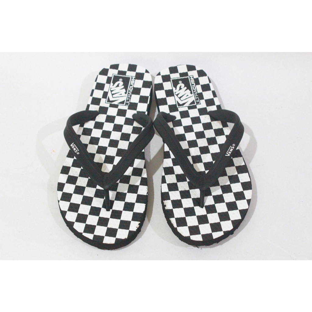 Vans Makena shoe (Checkerboard)รองเท้าแตะมือ 2 ของแท้