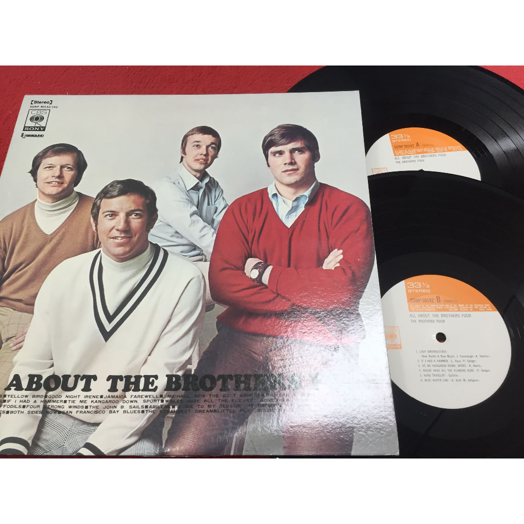 The Brothers Four - The Brothers Four ขนาด 12 นิ้ว 2LP ร้าน PinHaiMusic B181