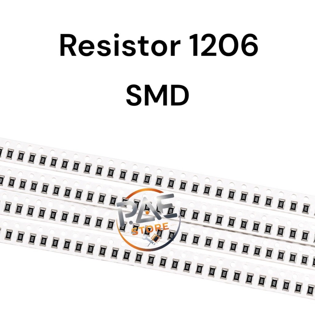 #ตัวต้านทาน SMD Resistor ขนาด 1206 (แพ็ค 5 ตัว) มีให้เลือกหลายค่าความต้านทาน