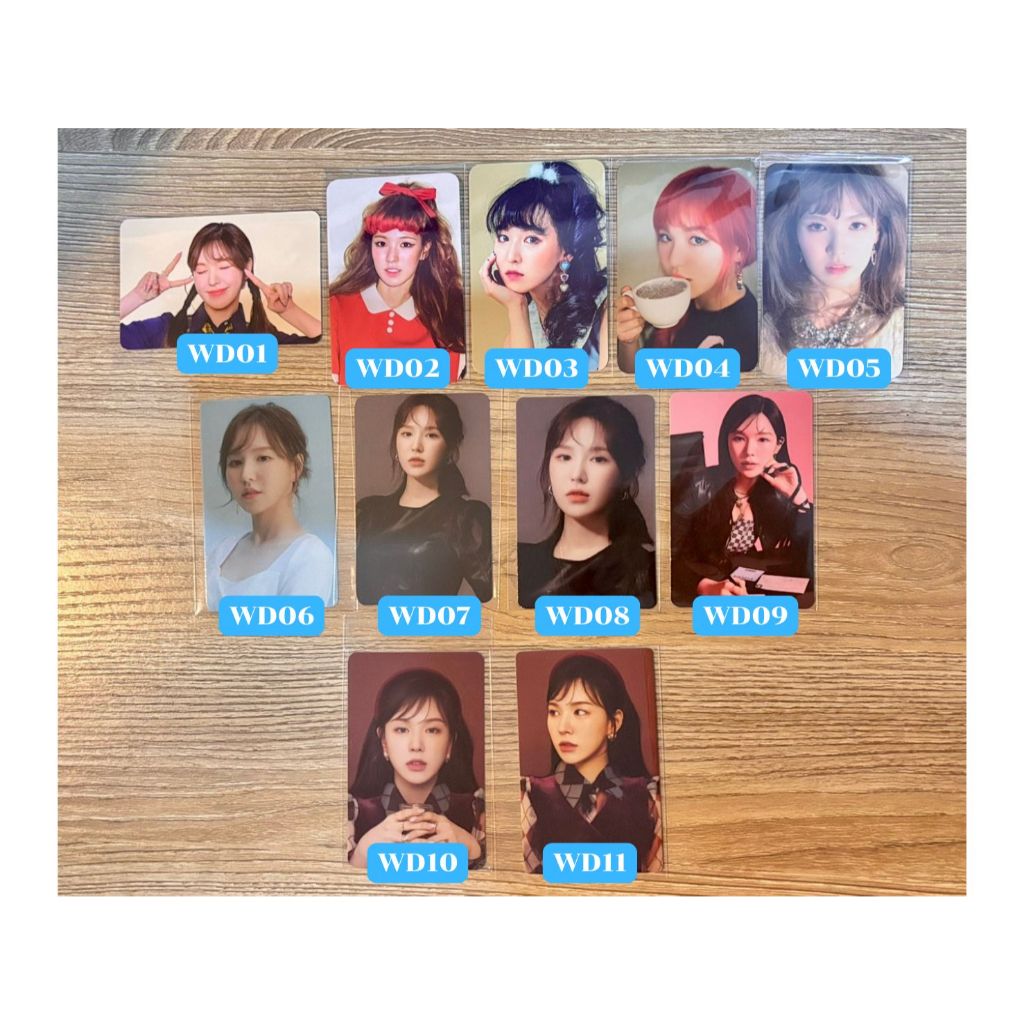 (พร้อมส่ง) การ์ด Red Velvet Wendy เวนดี้ ของแท้ 💯%