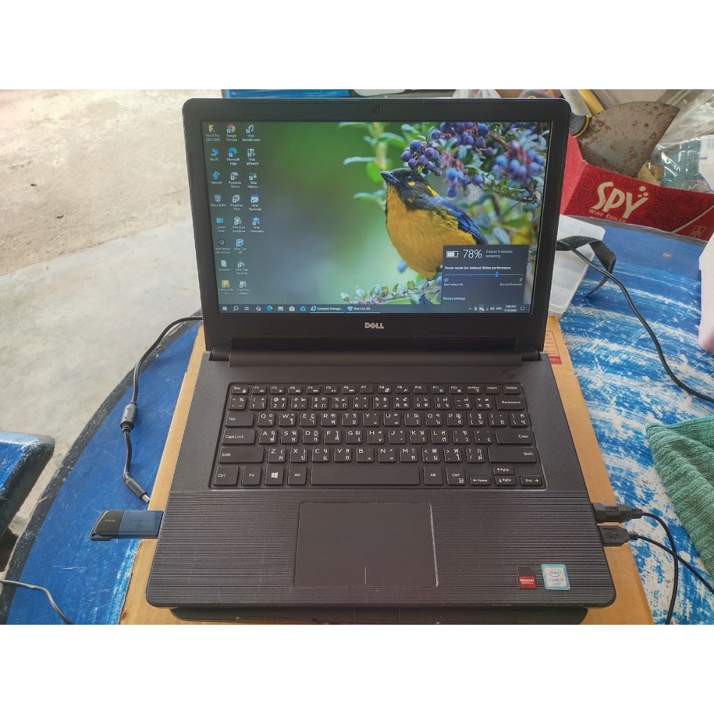 โน๊ตบุ๊ค Dell Vostro 3459 i5-6200U การ์ดจอแยก AMD R5 + Ram 8 GB + SSD 120 GB แบตดี พร้อมใช้งาน