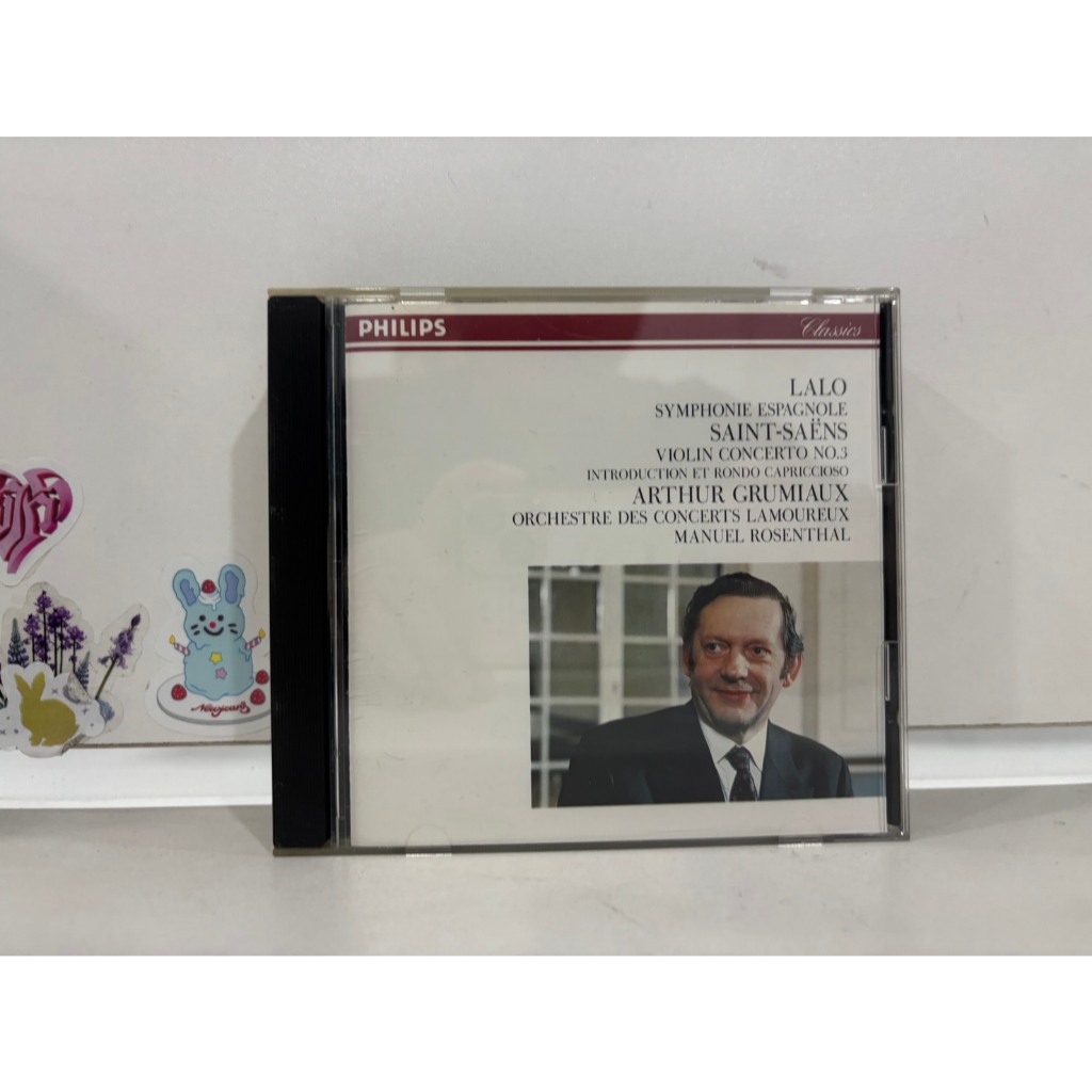 1 CD MUSIC  ซีดีเพลงสากล   ラロ・スペイン交響曲、サン・サーンス:ヴァイオリン協奏曲3番/グリュミオー     (K2A40)