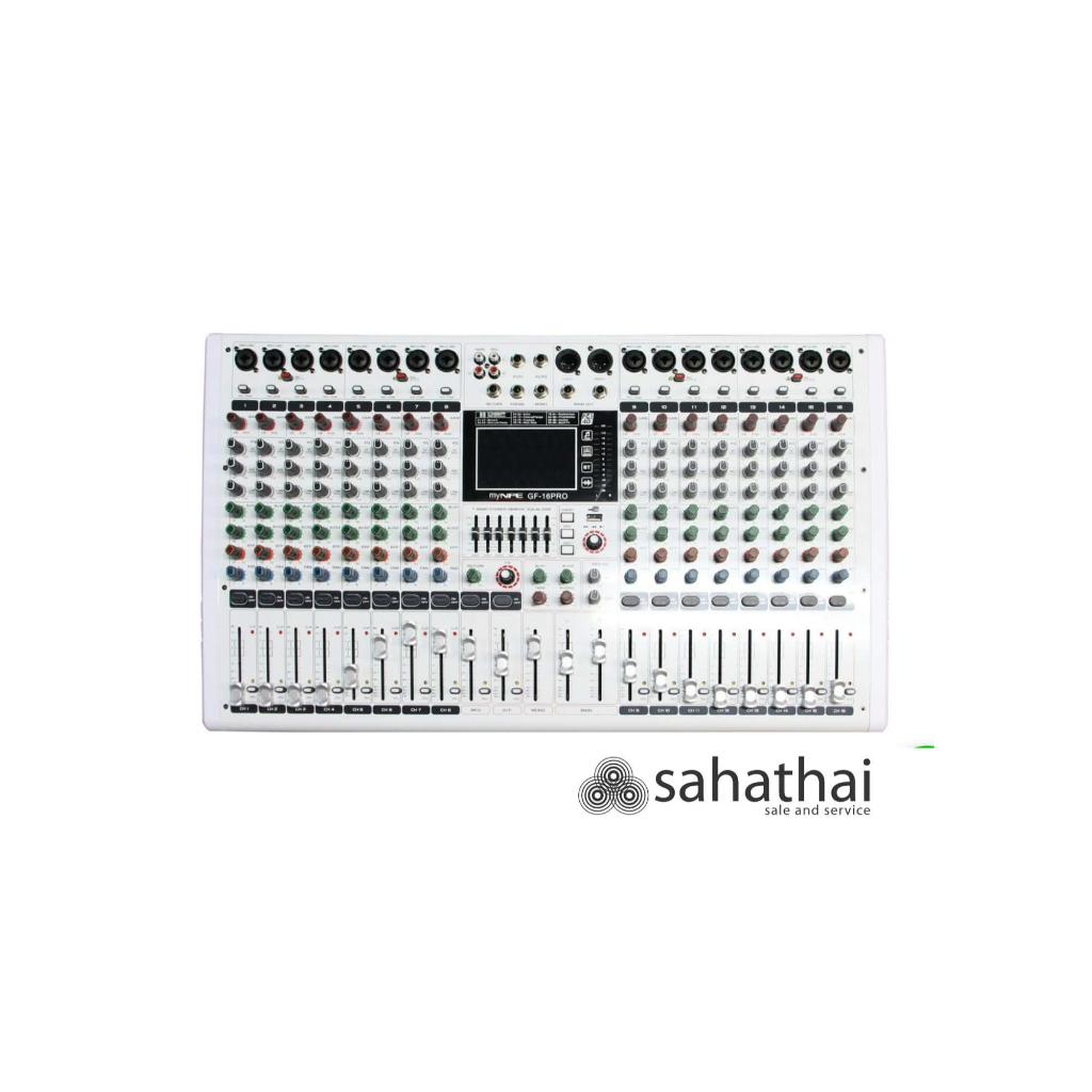 NPE GF 16PRO มิกเซอร์ MY Mixer Audio Mixer เครื่องผสมเสียง GF16PRO สีขาว สุดสวย ปรับเสียงได้ดี