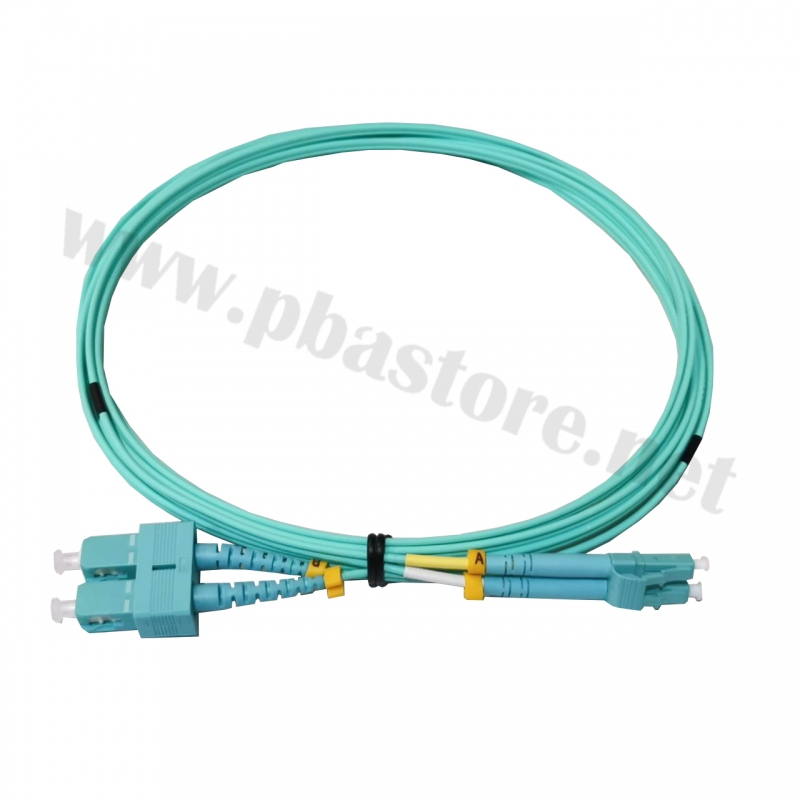 PATCH CORD FIBER 50/125 SC/UPC-LC/UPC MM-DX OM4 2.0MM 3M
