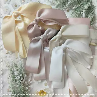 A Dream (19สี🌸)กิ๊บสปริงโบว์ริบบิ้นซาติน2หน้า เกรดพรีเมี่ยมริบบิ้นเงาสวยทรงหวาน ทรงหางยาว กิ๊บไซร์8เซ็น(พร้อมส่ง🌷)