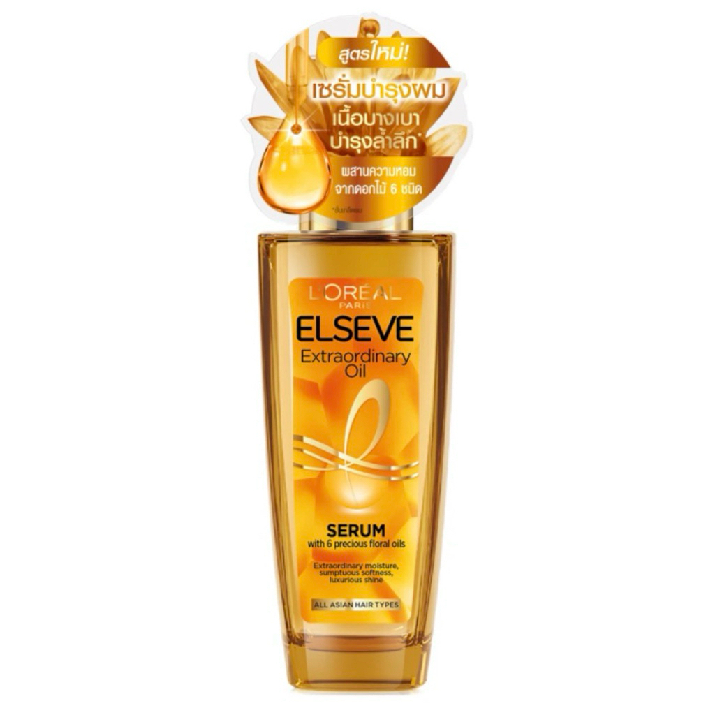 (แท้💯)ลอรีอัล เอลแซฟ เอ็กซ์ตรอว์ดินารี่ ออยล์ สำหรับทุกสภาพผม 100มล L’OREAL EXTRAORDINARY OIL