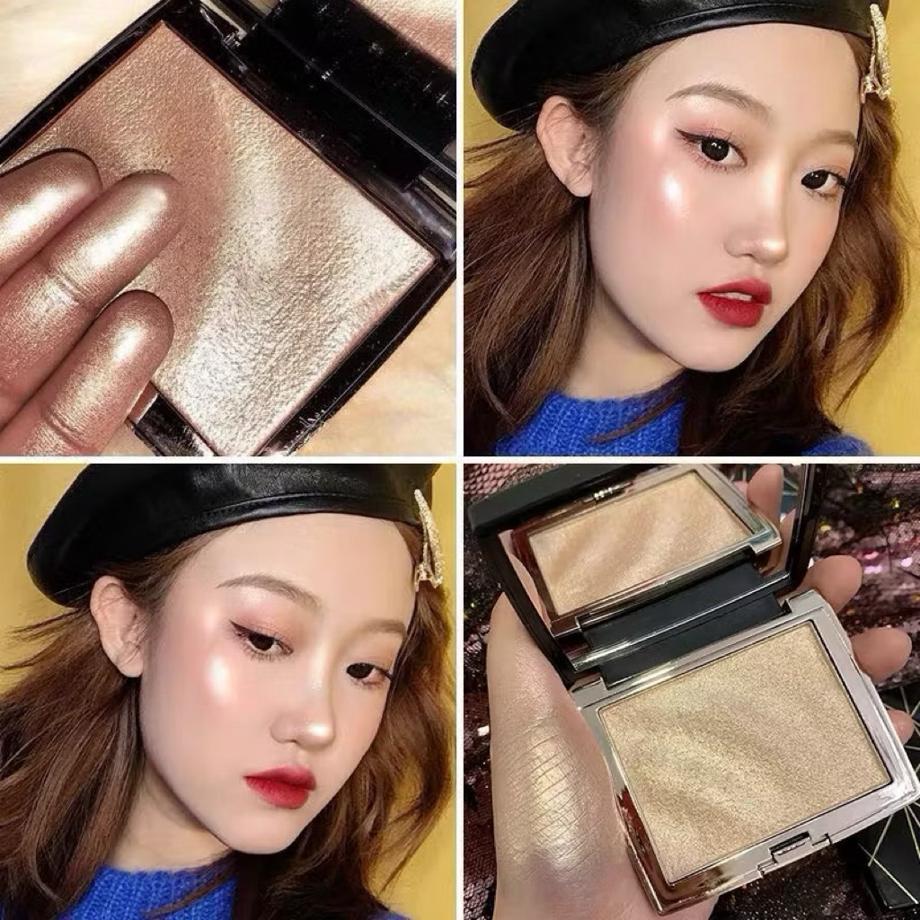 HOJO Brilliance Highlight ไฮไลท์หน้าเงา ชิมเมอร์ไฮไลท์ พาเลตต์ไฮไลท์ ฉ่ำวาว เนื้อเนียน เม็ดสีชัด ติด