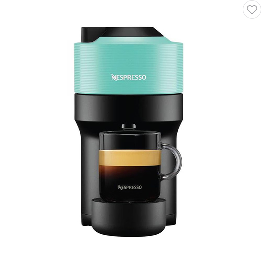 เครื่องชงกาแฟแคปซูล NESPRESSO VERTUO POP สีมิ้นท์