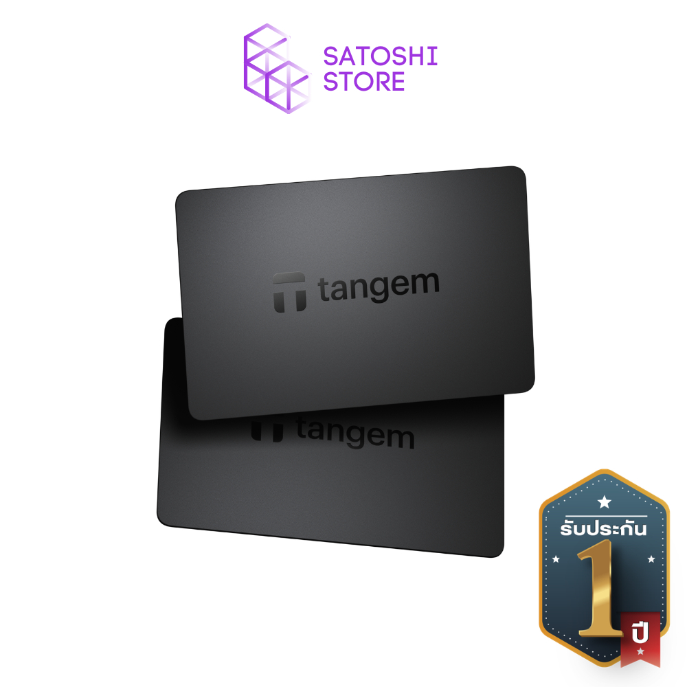 Tangem Wallet Black 2 Cards Set Hardware Wallet กระเป๋าคริปโต Cold Wallet Bitcoin