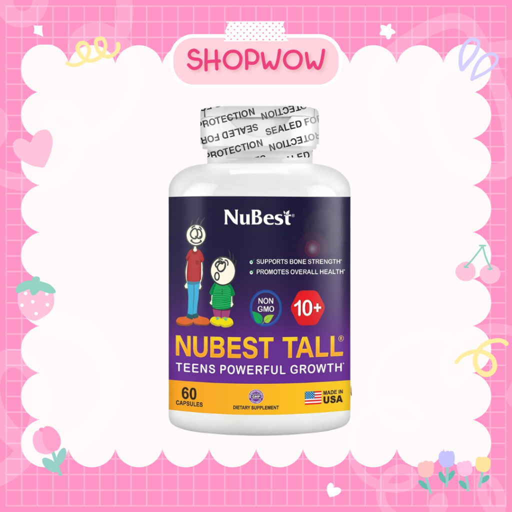 วิตามิน สำหรับเด็ก อายุ 10ปีขึ้นไป NuBest Tall 10+ with Calcium, Vitamin D3, Vitamin K2, and Multivi
