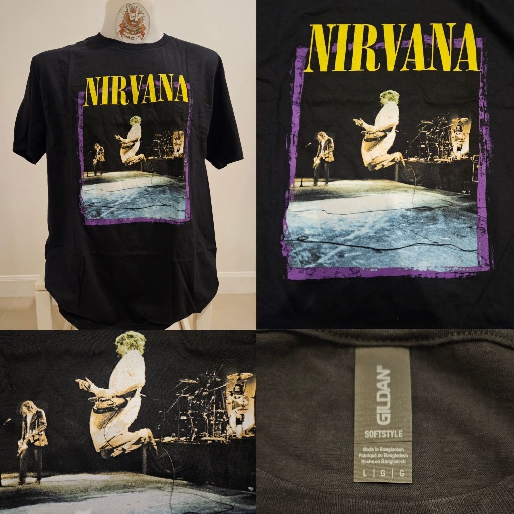 🔥เสื้อวง NIRVANA  เสื้อวงงานลิขสิทธิ์แท้ นำเข้า-UK ของแท้ สินค้ามือ1🌍