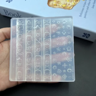 บล๊อกซิลิโคน yuyu สำหรับทำลายเล็บนูน 3D