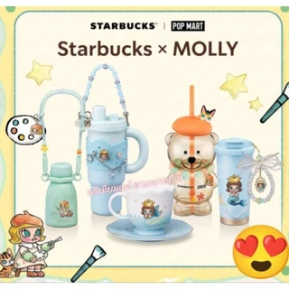 📌shopไทย แท้100% Starbucks × MOLLY 🎨☕แก้วและทัมเบลอร์ด้วยสินค้าใหม่สุดลิมิเตดที่ไม่ควรพลาด แท้100%