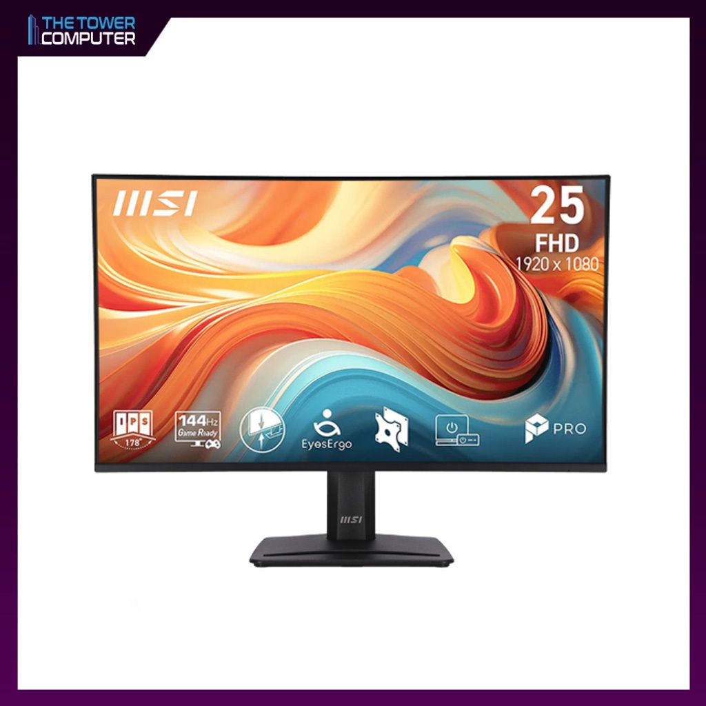 MONITOR (จอคอมพิวเตอร์) MSI Pro MP251 E14L 24.5 Inch IPS FHD 144Hz