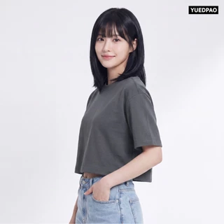 Yuedpao Ecotech Re-Wild Oversized Crop เสื้อครอปโอเวอร์ไซซ์ ผ้าหนาทรงสวย ยับยาก รีดง่าย เสื้อรีไซเคิล (8สี)