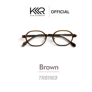 KKR EYEWEAR TR81169 น้ำหนักเบา คุณสมบัติกรองแสงสีฟ้า แสงUV สายตาปติ/ค่าสายตาตัดใหม่
