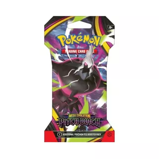 (พร้อมส่ง) POKEMON TCG MEGA EVOLUTION PITCH BLACK 1 SLEEVED (ENG) (การ์ดโปเกม่อน)