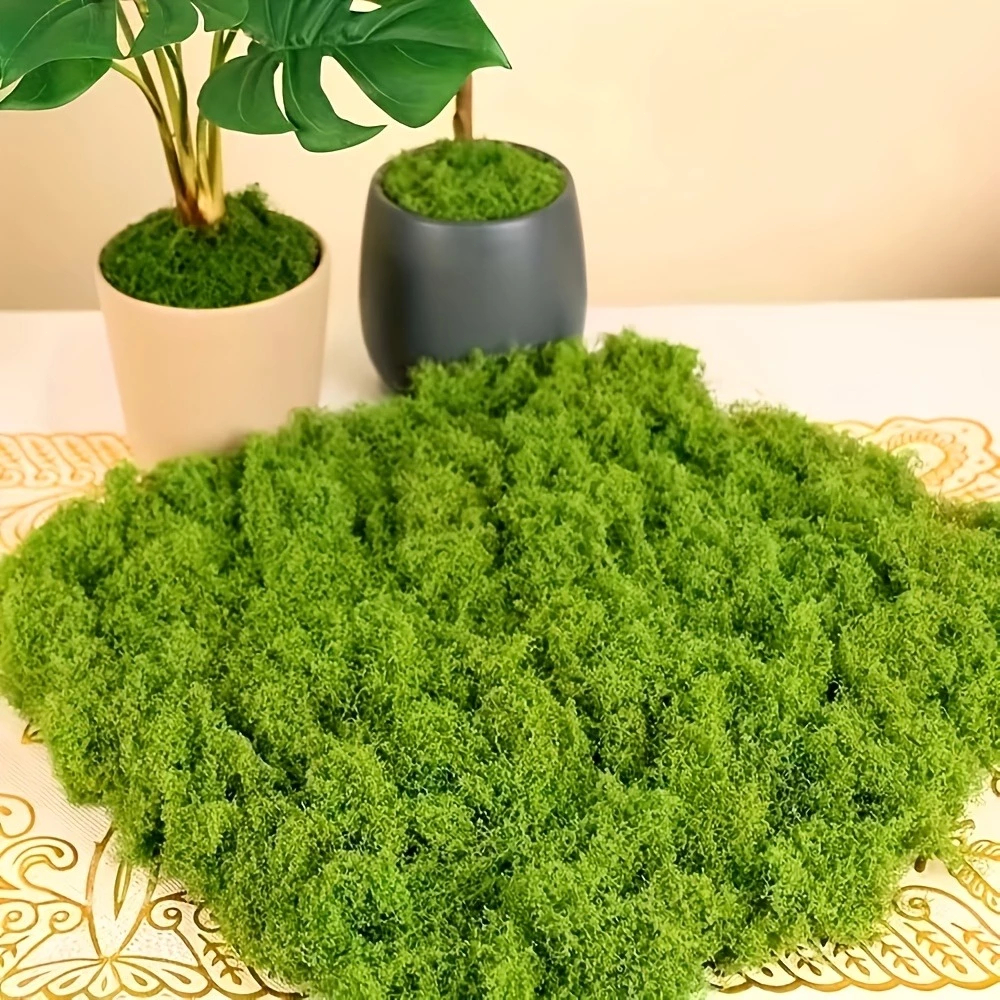 50g Artificial Moss – for DIY Microlandscapes, Bonsai, Rock Gardens & Fake Scenes