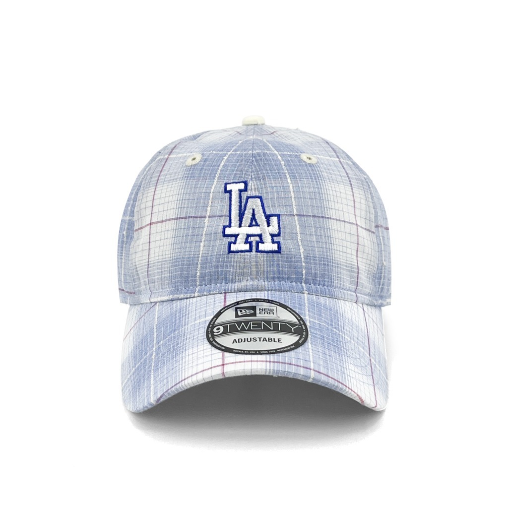 New Era قبعة 9Twenty ‏New York Yankees Ombre Check — أزرق — صورة 2
