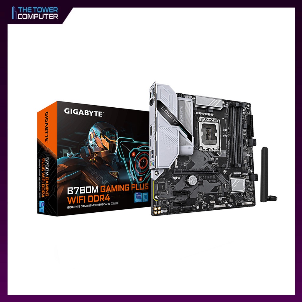 เมนบอร์ด GIGABYTE B760M GAMING PLUS WIFI DDR4
