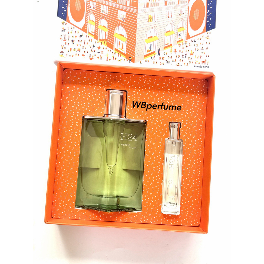 ชุดน้ำหอม Hermes H24 Herbes Vives edp 100ml + 15ml