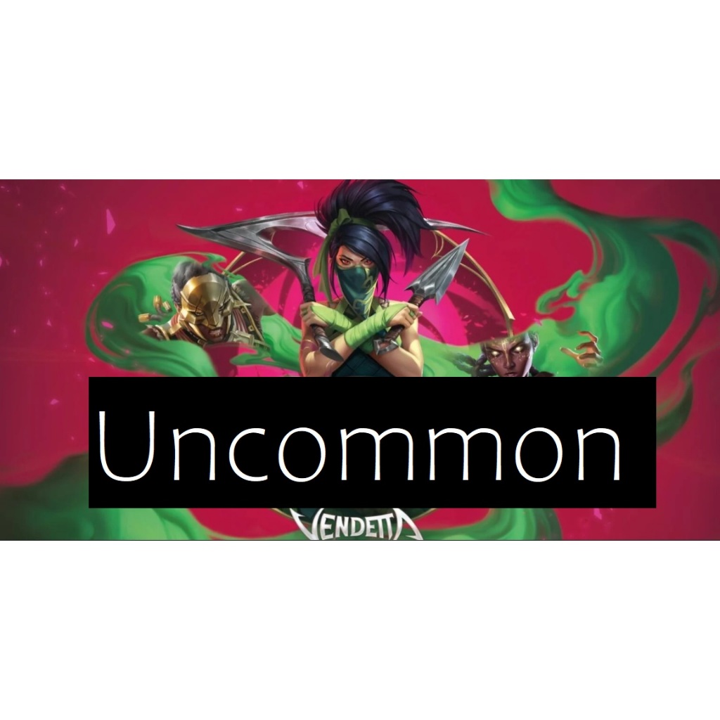 RiftBound Card Game Uncommon ชุด Vendetta