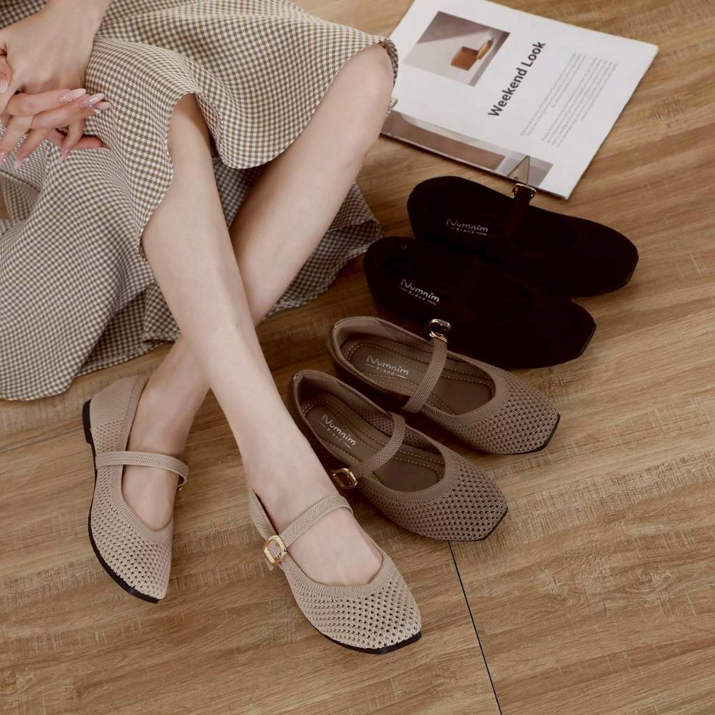รองเท้ารุ่น NUMNIM (Rosieshoes) Mary Jane Flats ที่เน้นความเรียบหรู พื้นนุ่มและใส่สบายเท้า