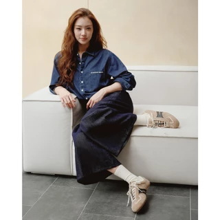 maison KEEPS x Mustard | Crew Socks | ทอโลโก้ maison และ Mustard