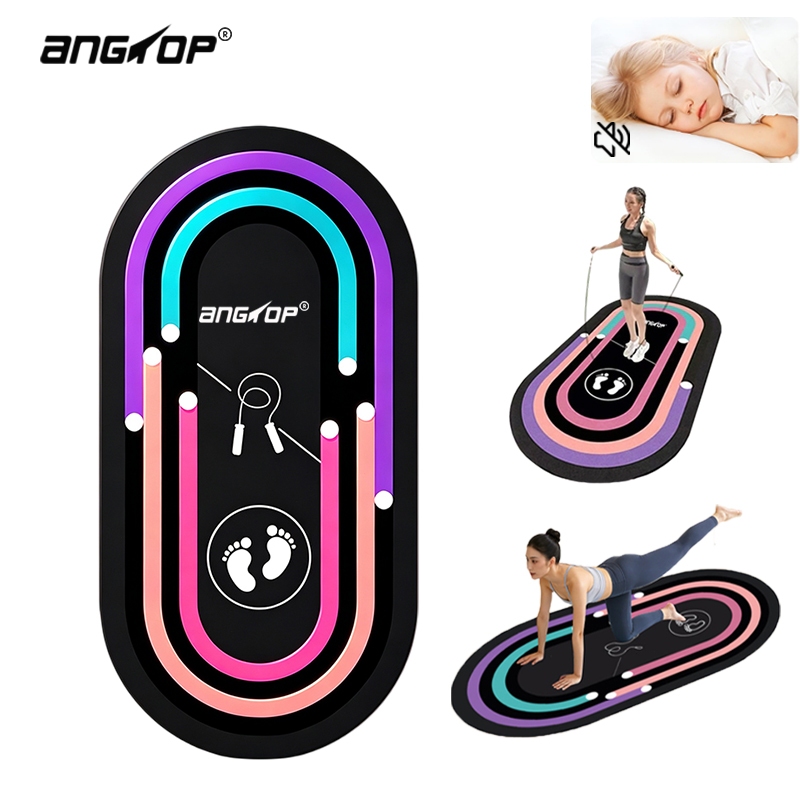 ANGTOP เสื่อกระโดดเชือก skipping mat หนาขึ้น 7 มม สามารถใช้เป็นแผ่นเสื่อโยคะ กันเสียง กันลื่น แผ่นรองกระโดดเชือก