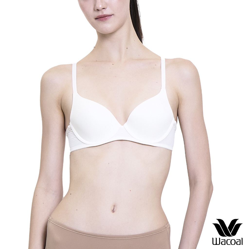 Wacoal Surprise Seamless Bra เสื้อชั้นในกระชับแบบมีโครง รุ่น WB9V07 สีครีม (CR)
