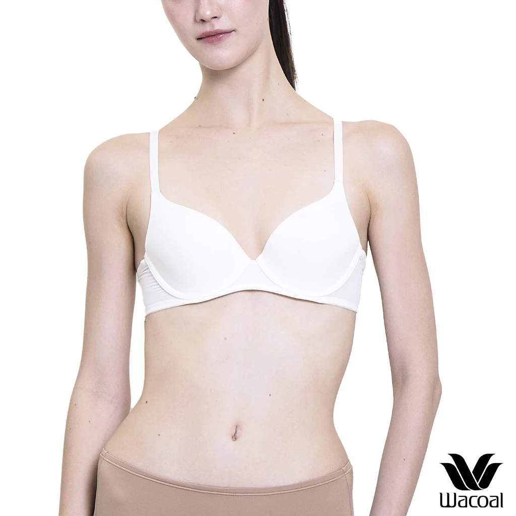 Wacoal Surprise Seamless Bra เสื้อชั้นในกระชับแบบมีโครง รุ่น WB9V07 สีครีม (CR)