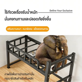 Carpenter เตียงสองชั้นโครงเหล็ก เตียงบน‑ล่าง 3.5 ฟุต แข็งแรง รับน้ำหนักสูง เตียงหอพัก