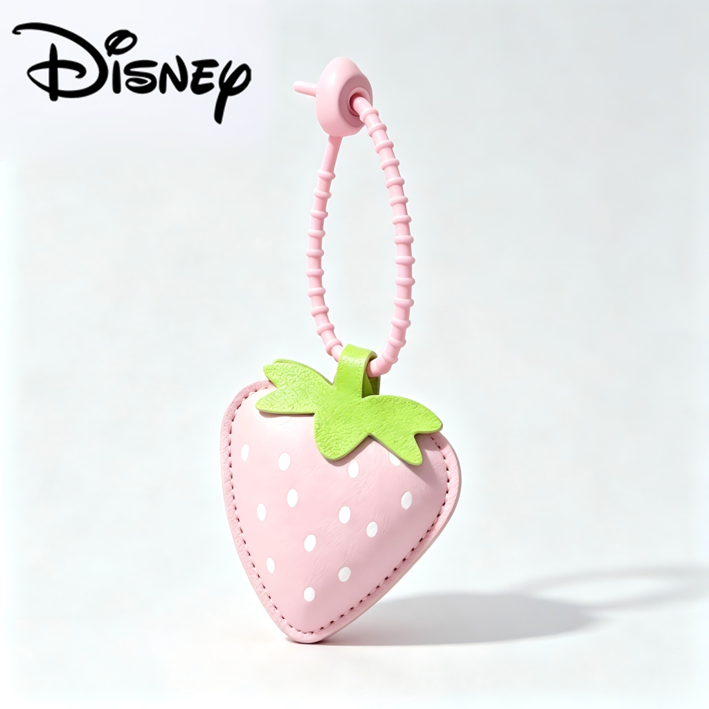 Disney อุปกรณ์เสริมลายดิสนีย์สตรอว์เบอร์รี อุปกรณ์เสริมแก้วเก็บความร้อนลายหมีสตรอว์เบอร์รี