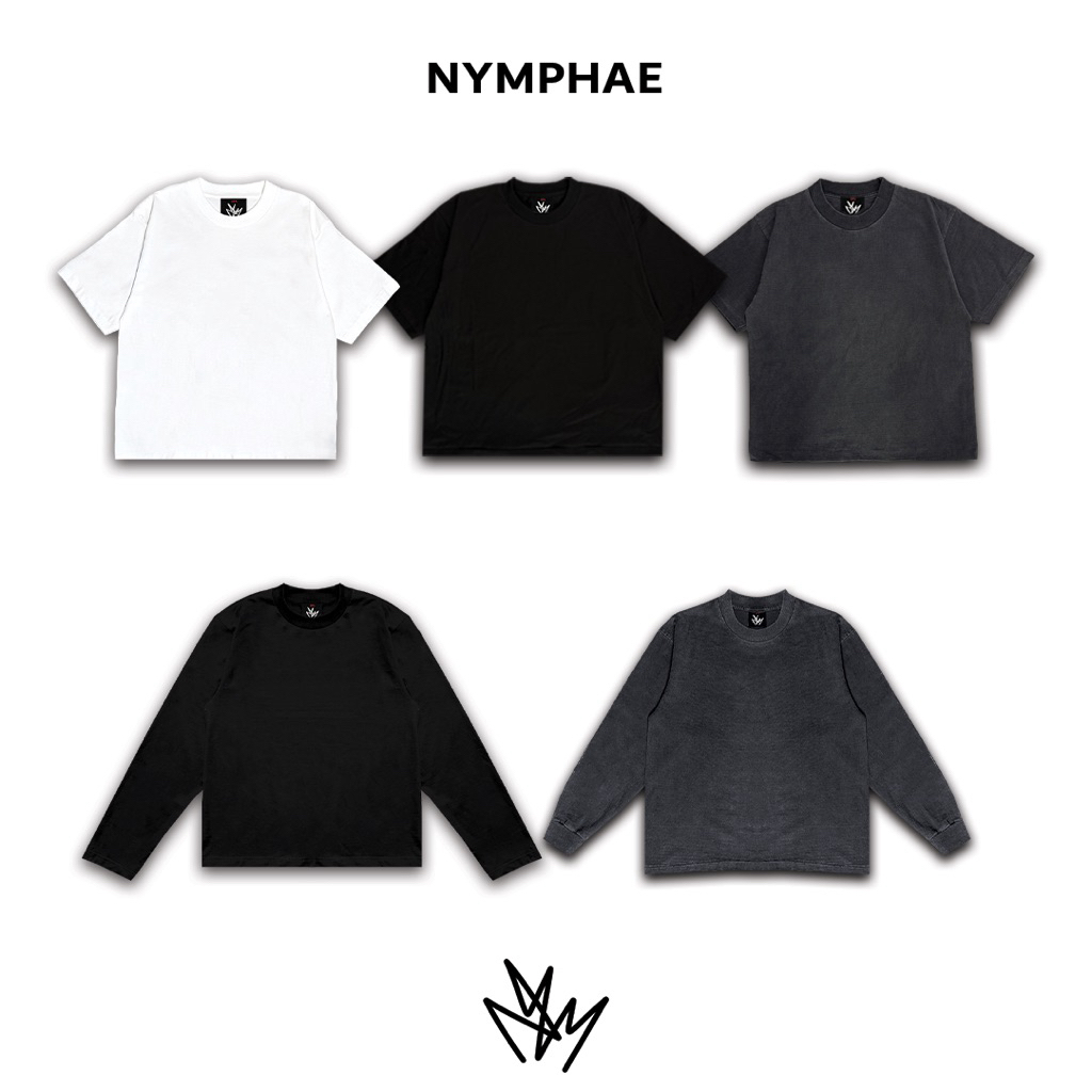 NYMPHAE Oversize/Boxy T-shirt โคตรนุ่ม โคตรสบาย