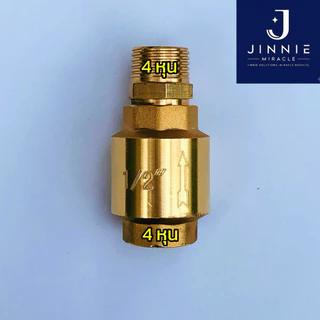 วาล์วกันย้อน ต่อเครื่องชงกาแฟ สปริงเช็ควาล์ว ทองเหลือง check valve