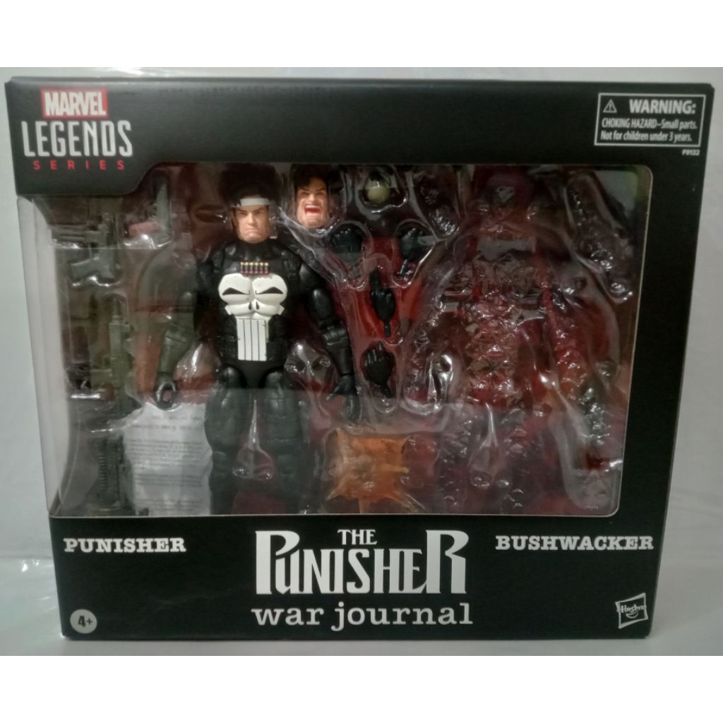 Marvel legends The Punisher series war journal comic hasbro สภาพดี อุปกรณ์ครบ ( ของใหม่ )