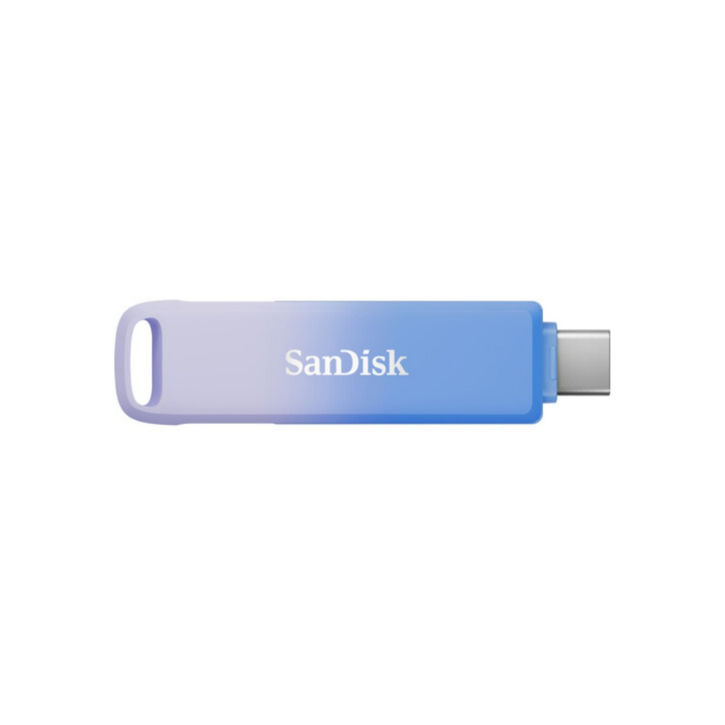 แฟลชไดร์ฟ SanDisk Creator Series Phone Drive ความจุ 256GB Blue ombre SDIXD0N-256G-GN6TP (USB-C/Light