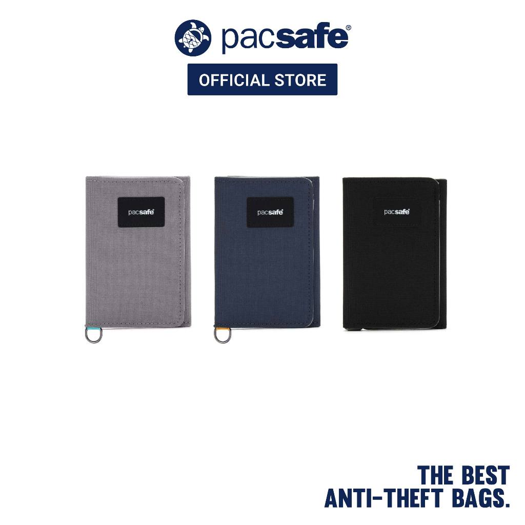 Pacsafe RFIDsafe RFID Blocking Trifold Wallet กระเป๋าสตางค์กันขโมย RFID สำหรับเดินทาง | RFID Blocking