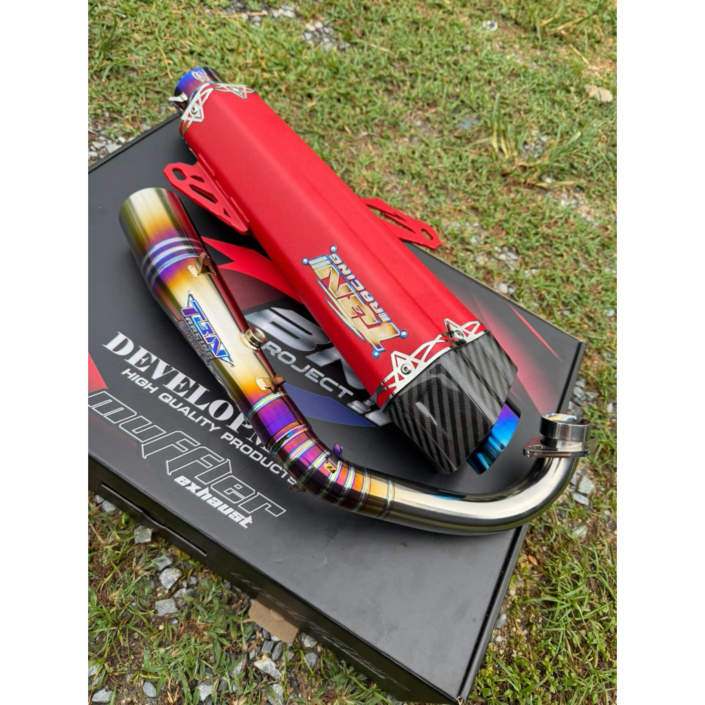 ท่อ TBN ปลายแดง คอไทเทแท้ Forza-Xmax