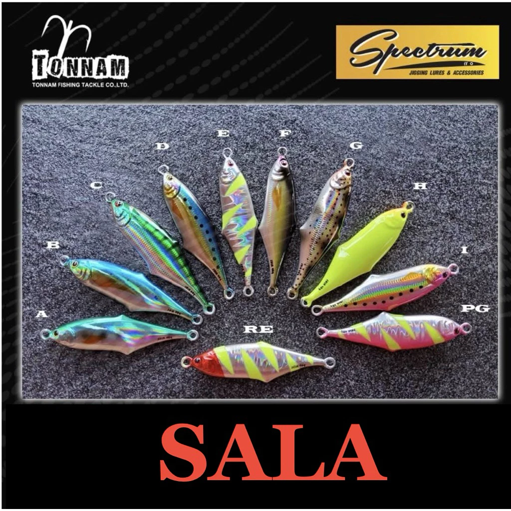 เหยื่อจิ๊ก Spectrum รุ่น SALA (สละ) Micro Jigging Lure 1.5g 3g 7g 15g 28g ลงไว แอ็กชันแฉลบ สำหรับปลาล่าเหยื่อทุกชนิด