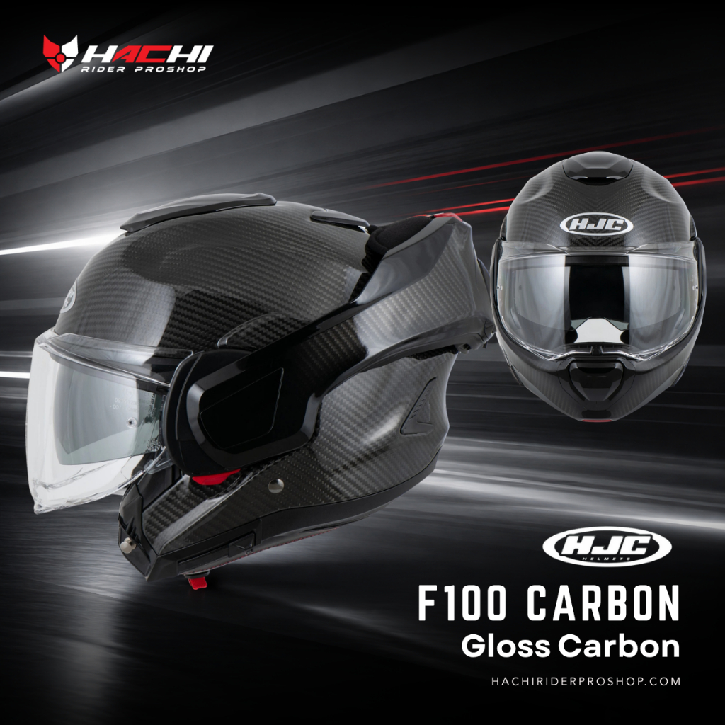 HJC F100 CARBON - Gloss Carbon