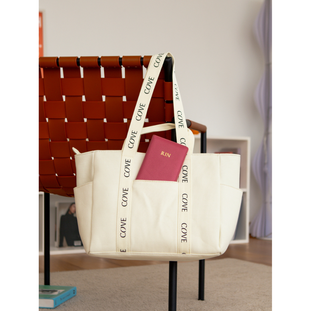 COVE WFA Laptop Tote กระเป๋าใส่โน๊ตบุ๊ค / Laptop 13 นิ้ว กระเป๋าสะพายไหล่ ผ้าแคนวาส อยู่ทรง