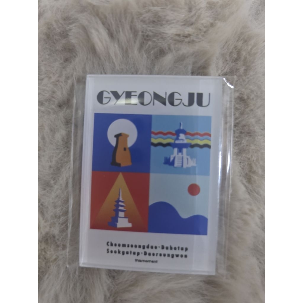 แม่เหล็กติดตู้เย็น magnet gyeongju นำเข้าจากเกาหลีแท้
