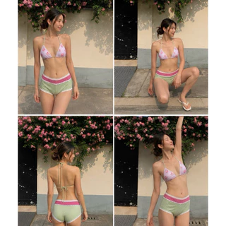 Pastel garden bra| bikini| Shorts