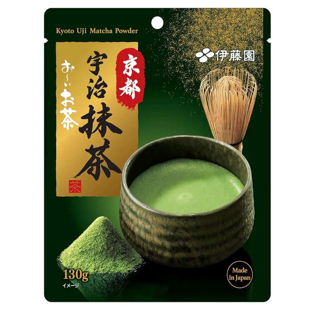 (สินค้าพร้อมส่ง ลดพิเศษ หมดอายุ 09/26) itoen Matcha 130 กรัม มัทฉะ Kyoto Uji Matcha Powder - Premium