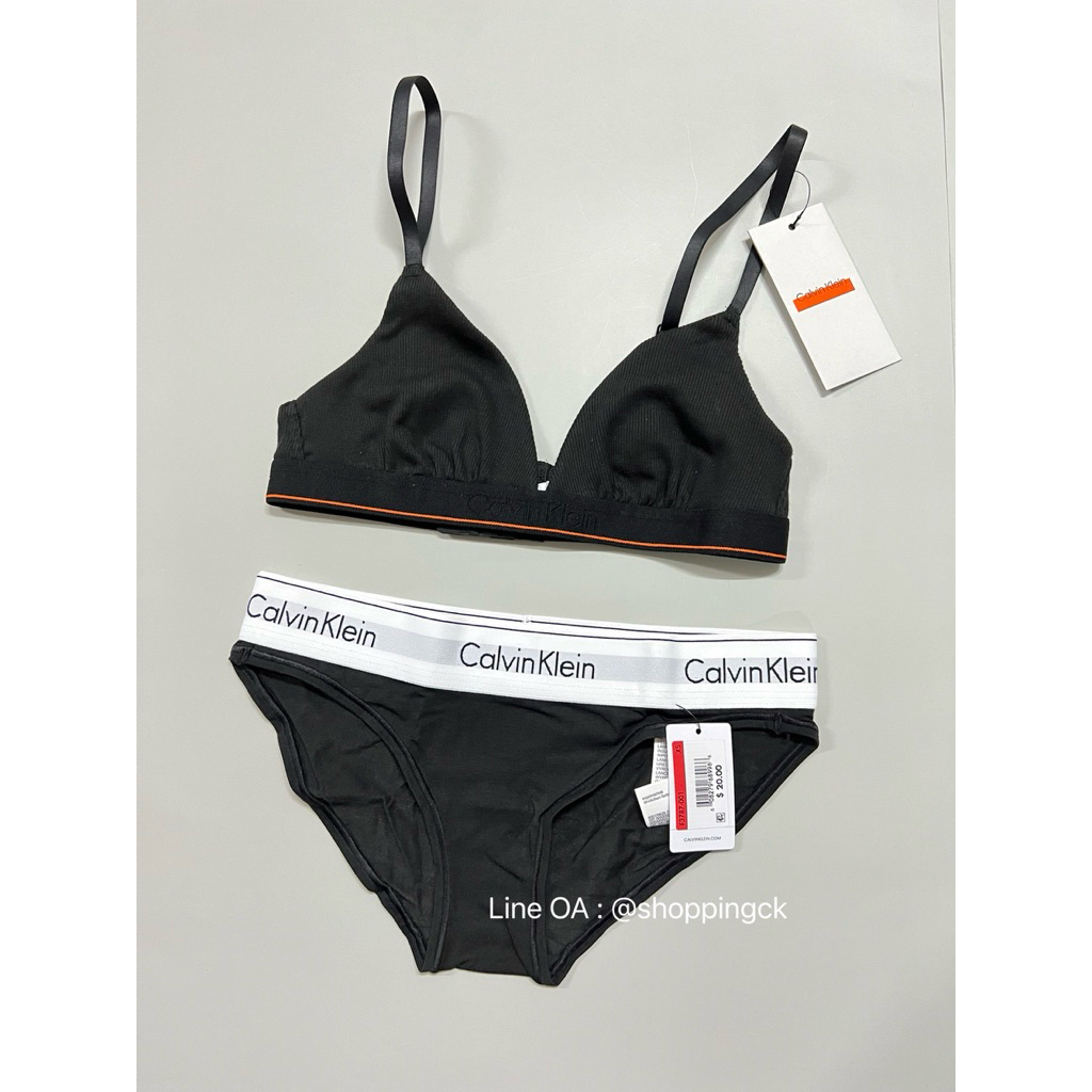 ถูกที่สุด⚡️ Calvin Klein กางเกงชั้นในผู้หญิง Modern Cotton Bikini พร้อมส่ง💗 ของแท้ 100%