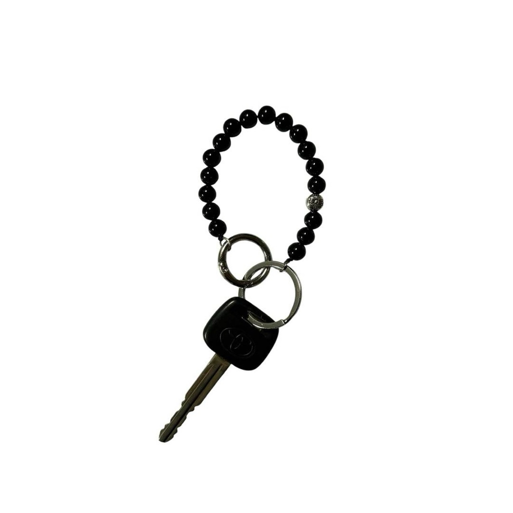 onyx stone keychain and bracelet