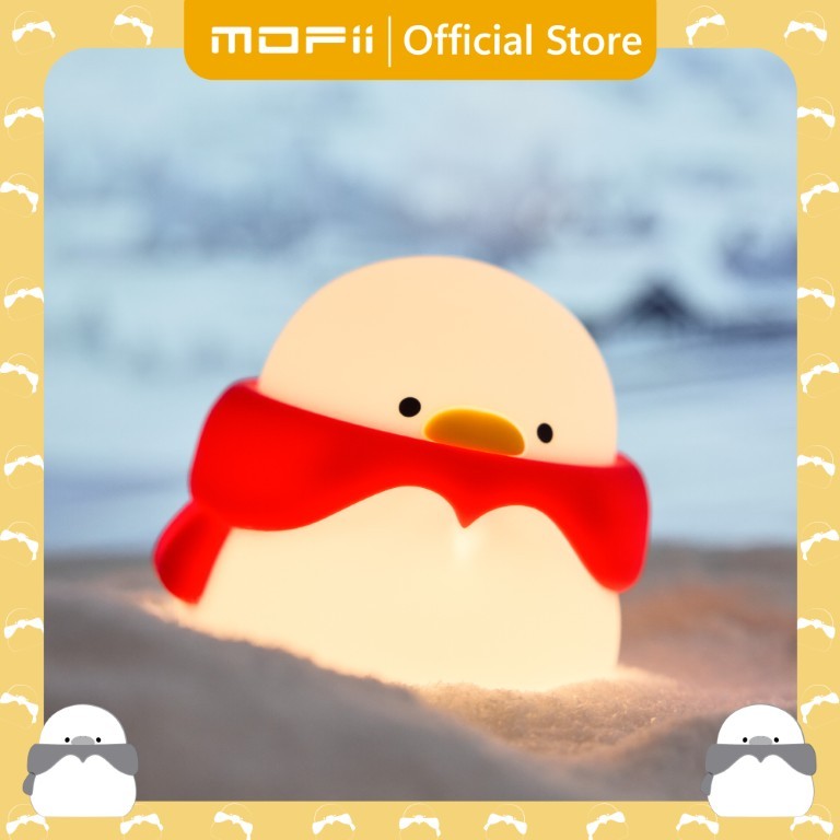 [ของแท้ รับประกันศูนย์ไทย]MOFii โคมไฟน่ารัก SCARF DUCK เป็ดน้อยผ้าพันคอสีแดงน่ารัก ปรับระดับแสงได้