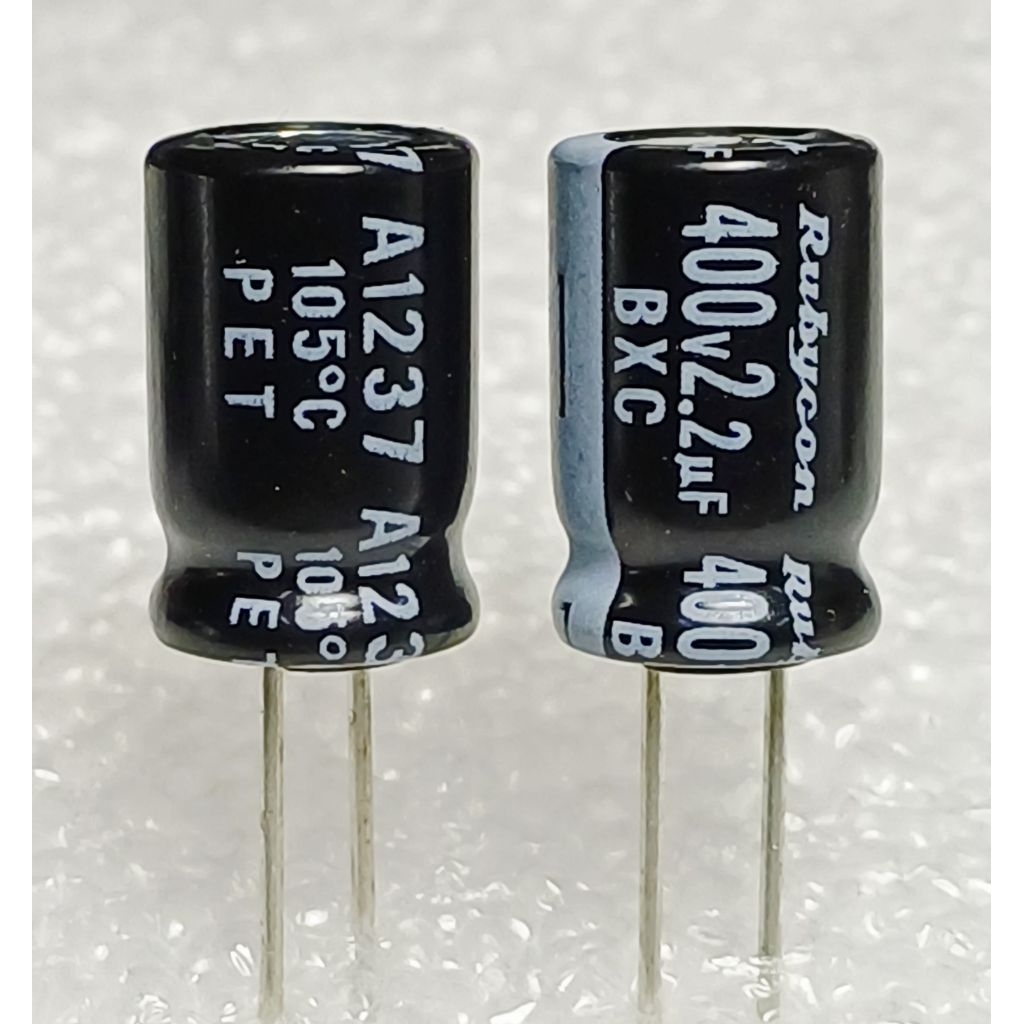Rubycon BXC 2.2uf 400v capacitor ตัวเก็บประจุ คาปาซิเตอร์